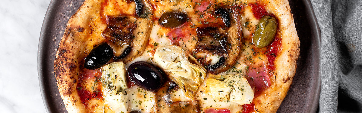 Pizza caprichosa (2 unidades tamaño mediano)