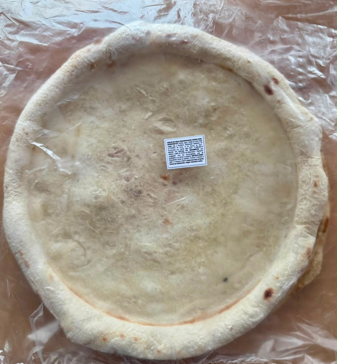 Discos de Pizza de Larga Fermentación - Prehorneados y Congelados - Pack de 2 Uds. de 33 cm